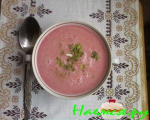 Польский борщ с ушками