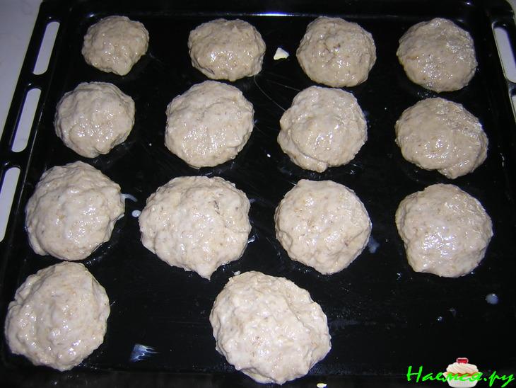 Бананово-овсяное печенье