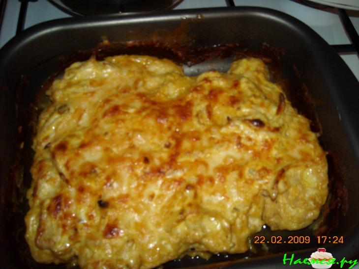 Нежная курочка в сметанке