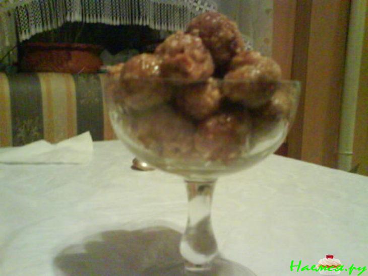 Орехово-сливочный десерт