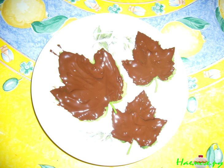 Шоколадные листья