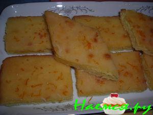 Пирожные "Апельсиновые полоски"