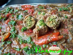 Мини рулетики из говядины