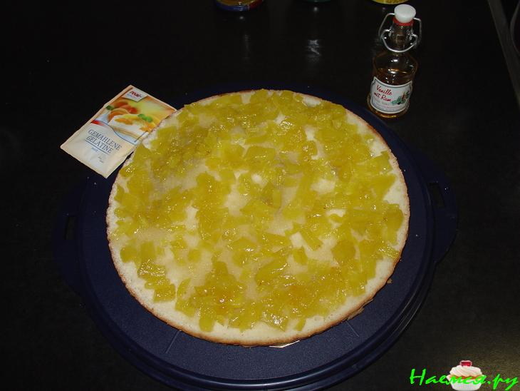 Ананасово-манговый торт