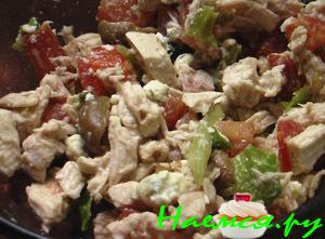 Cалат "Пикантная курица"