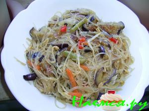 Салат со стеклянной лапшой