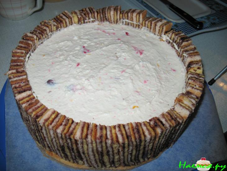 Торт "Полосатая Шарлотта"