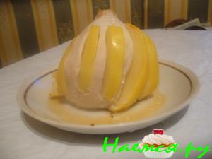 Куриные шарики с айвой