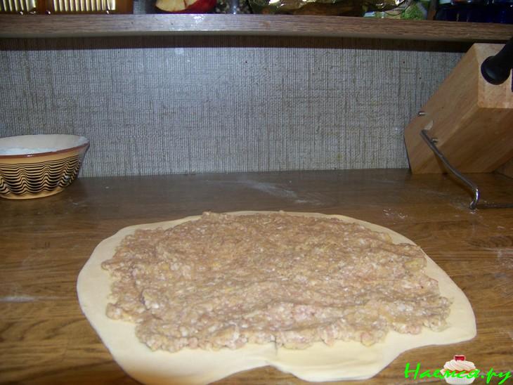 Рулет паровой с мясом