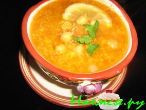 Чане ки дал (постный суп из гороха нут)