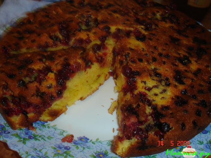 Пирог-шарлотка 'Клюковка'