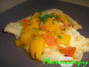 Рыба с манговым чатни Рыба с манговым чатни