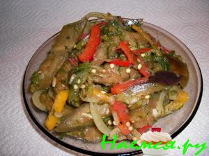 Баклажаны пряные по-корейски