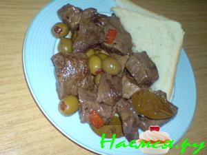 Телятина в белом вине