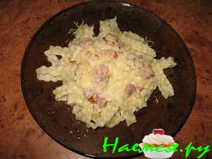 Паста "Карбонара" (вариант) Паста "Карбонара" (вариант)