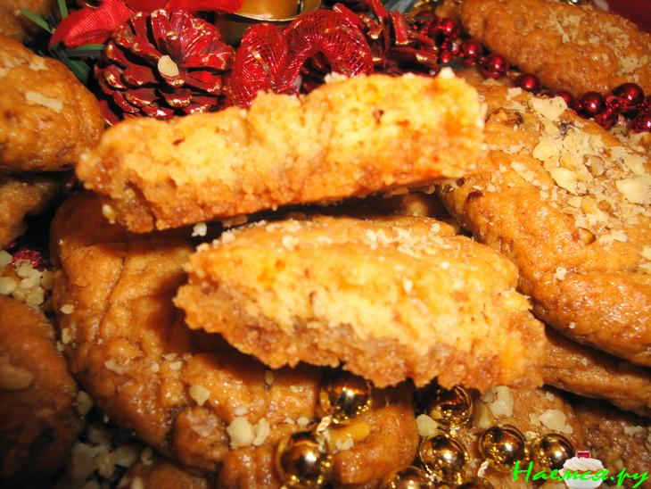 "Меломакарона" (рождественское медовое печенье)