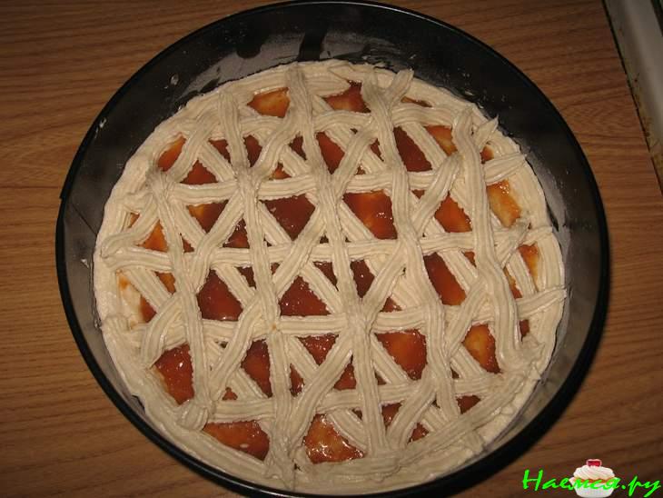 Песочный пирог с вареньем