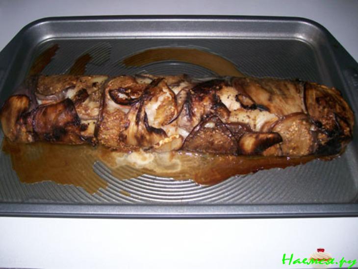 Рулет с рыбой и креветками