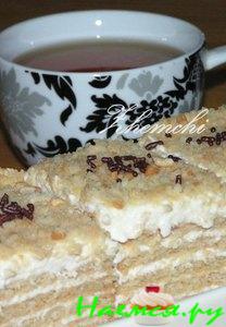 Торт "Нежность" без выпечки