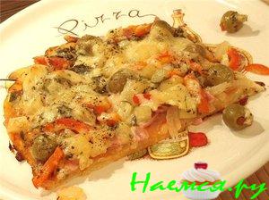 Пицца на тонкой основе (еще вариант)