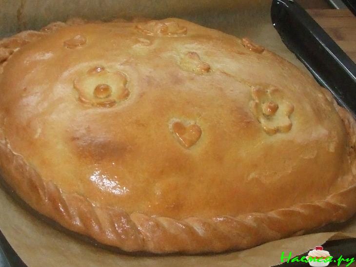 Пирог с форелью