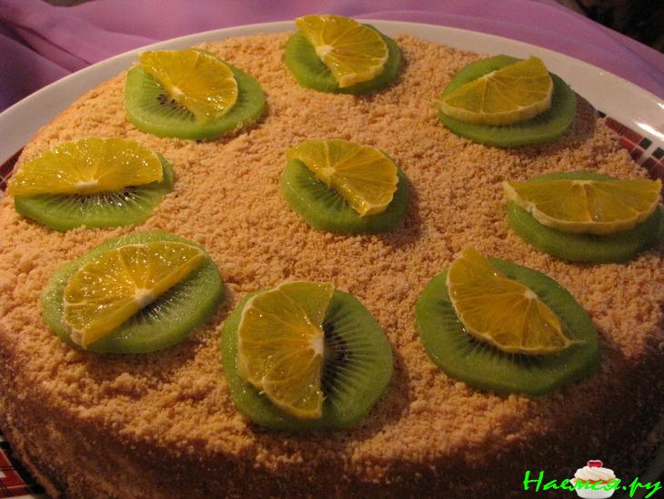 Шарлотка с бананами