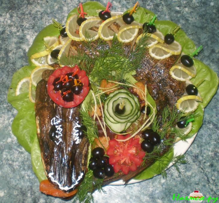 Фаршированная праздничная щука