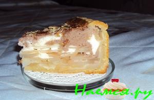 Яблочный пирог-суфле