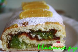 Рулет с мармеладом