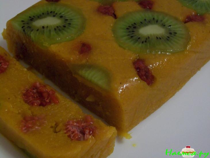 Суфле из тыквы с курагой