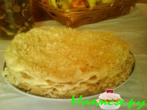 Торт "Наполеон" к вечернему чаю