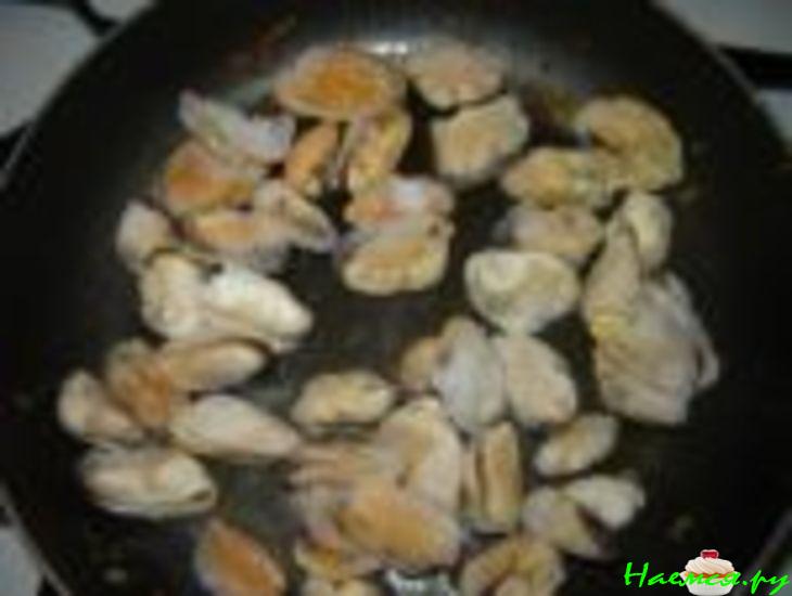 Супчик с мидиями и креветками