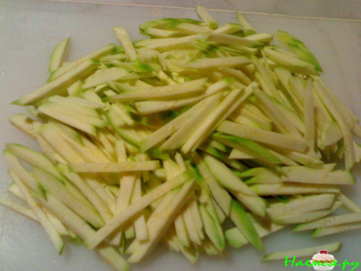 Суп грибной с кабачками