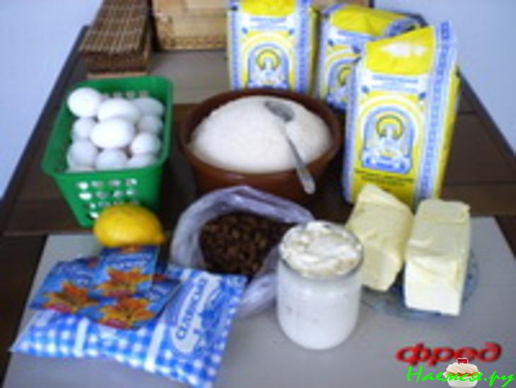 Кулич пасхальный на сметане и молоке