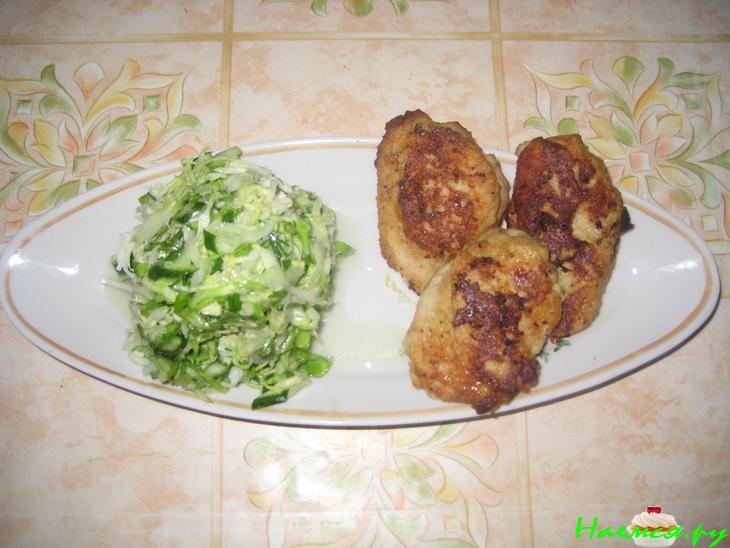Котлетки куриные с горчицей и майонезом