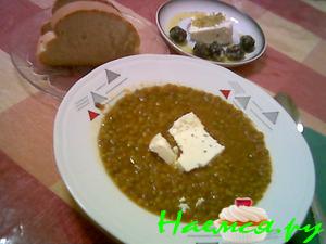 Суп из чечевицы без мяса