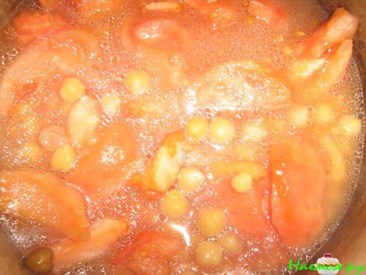 Чане ки дал (постный суп из гороха нут)