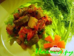 Соте из кабачков