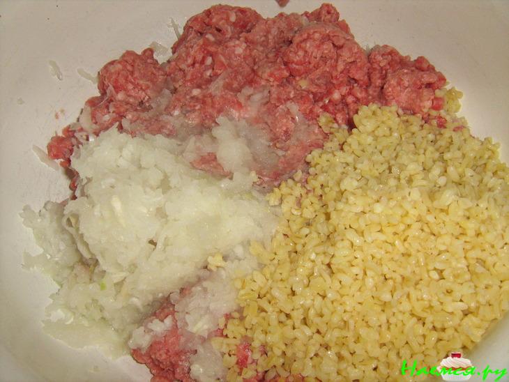 Мясные шарики с булгуром