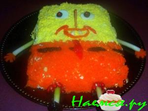 Салат "Губка Боб"