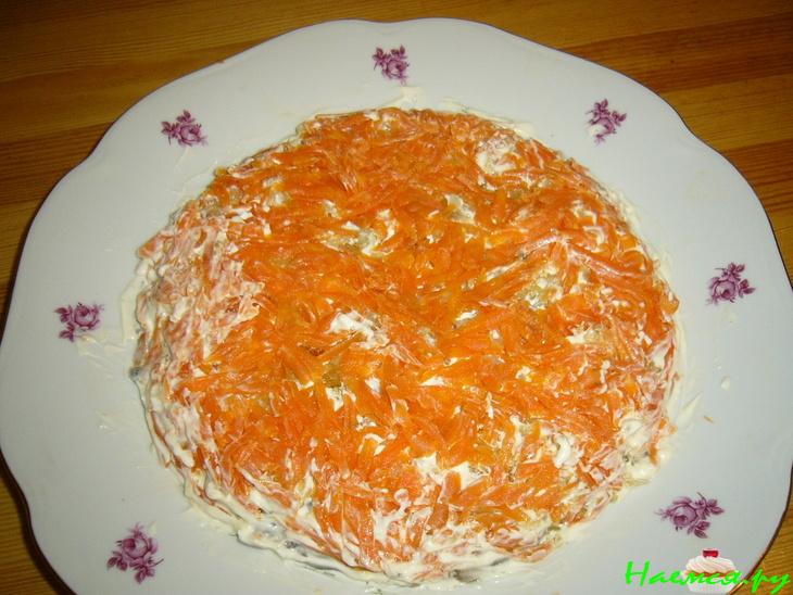 Салат "Грибной" слоями Салат "Грибной" слоями