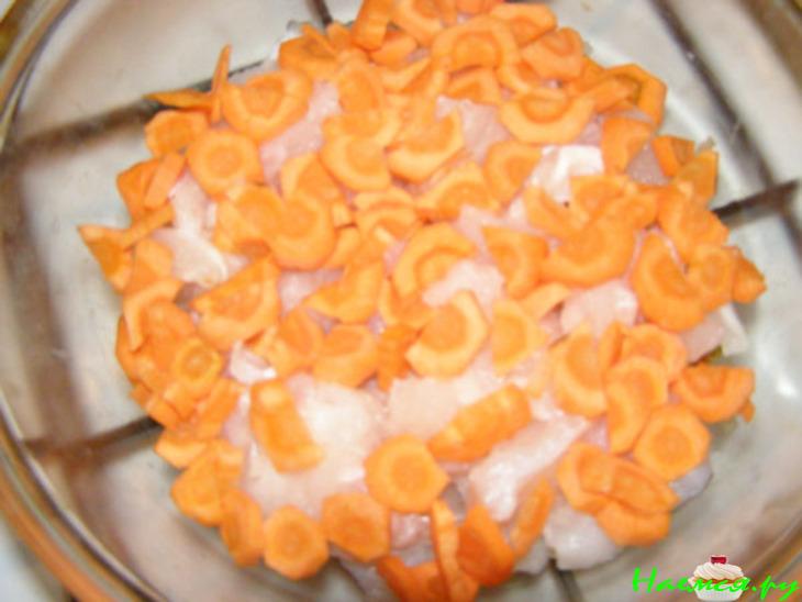 Рыбка с овощами под соусом Рыбка с овощами под соусом