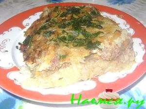 Пирог из картофеля с начинкой