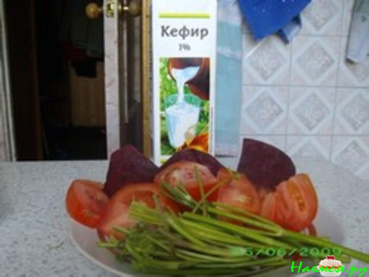 Свекольник на кефирной основе