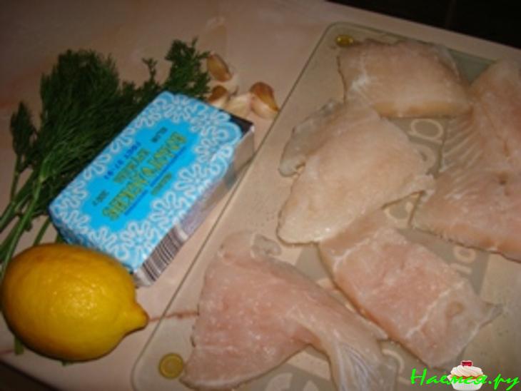 Рыбное филе в лимонно-чесночном масле