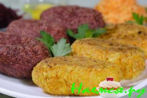 Котлеты из моркови или свеклы