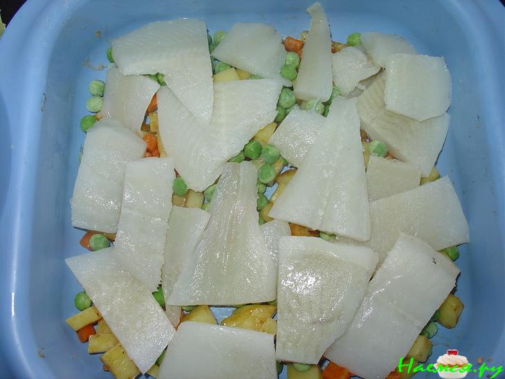 Камбала в овощной грядке Камбала в овощной грядке