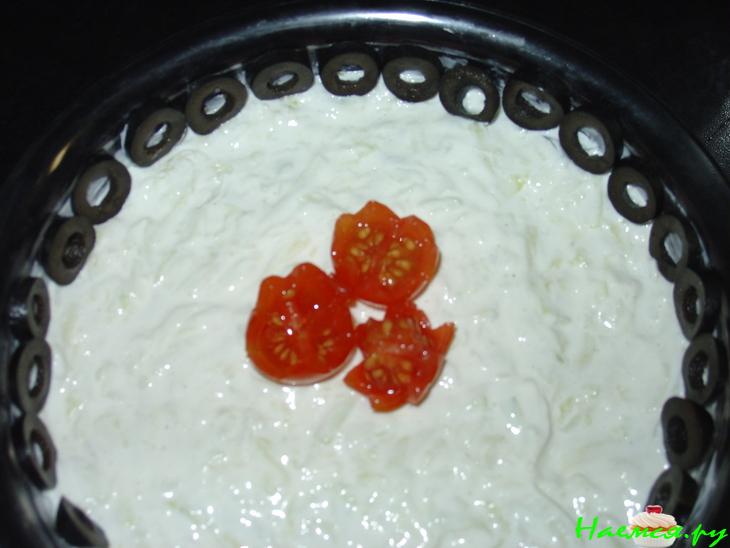 Слоёный греческий салат