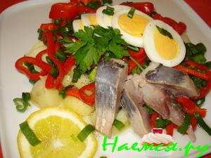 Закуска аппетитная с винегретным соусом