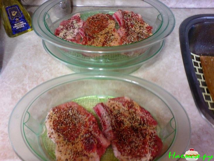 Котлета паровая на косточке